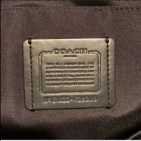 ▪️COACH▪️Small ZipTop Signature Coated Canvas Tote - Picture 7 of 8